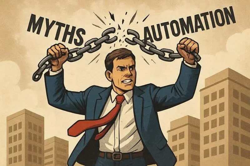 5 mitos que frenan la automatización en empresas medianas (y cómo superarlos)