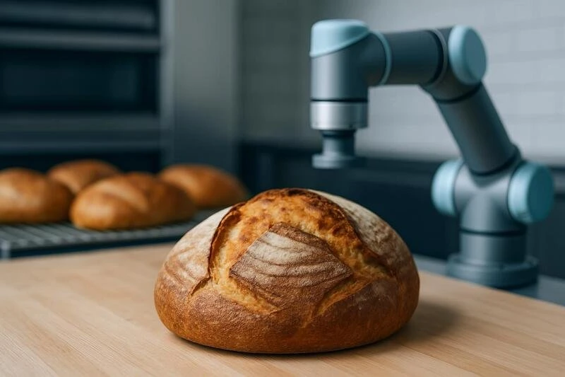 AI-powered predictive maintenance system monitoring industrial equipment