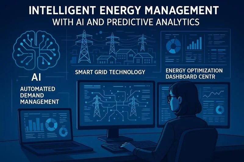 Sistema de gestión inteligente de energía con IA y análisis predictivo